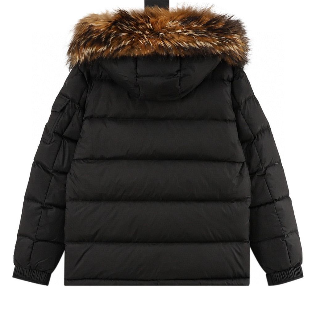 Moncler Men's Hooded Zip-Up Down Jacket - view 2