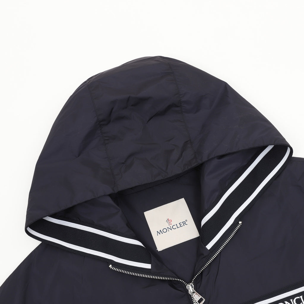 Moncler Hooded Zip-Up Embroidered Jacket - view 3