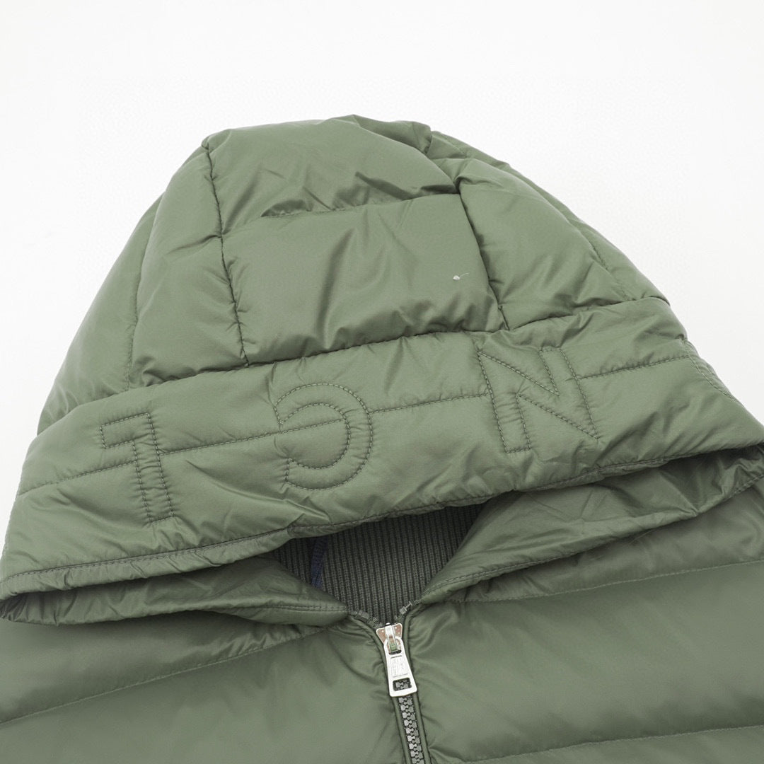 Moncler Hooded Zip-Up Lightweight Down Jacket - view 3