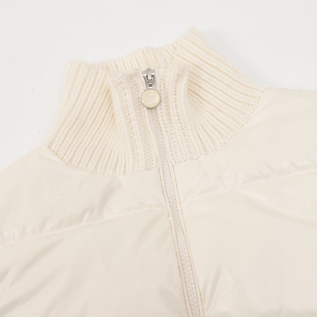 Moncler Embroidered Logo Down Jacket - view 3