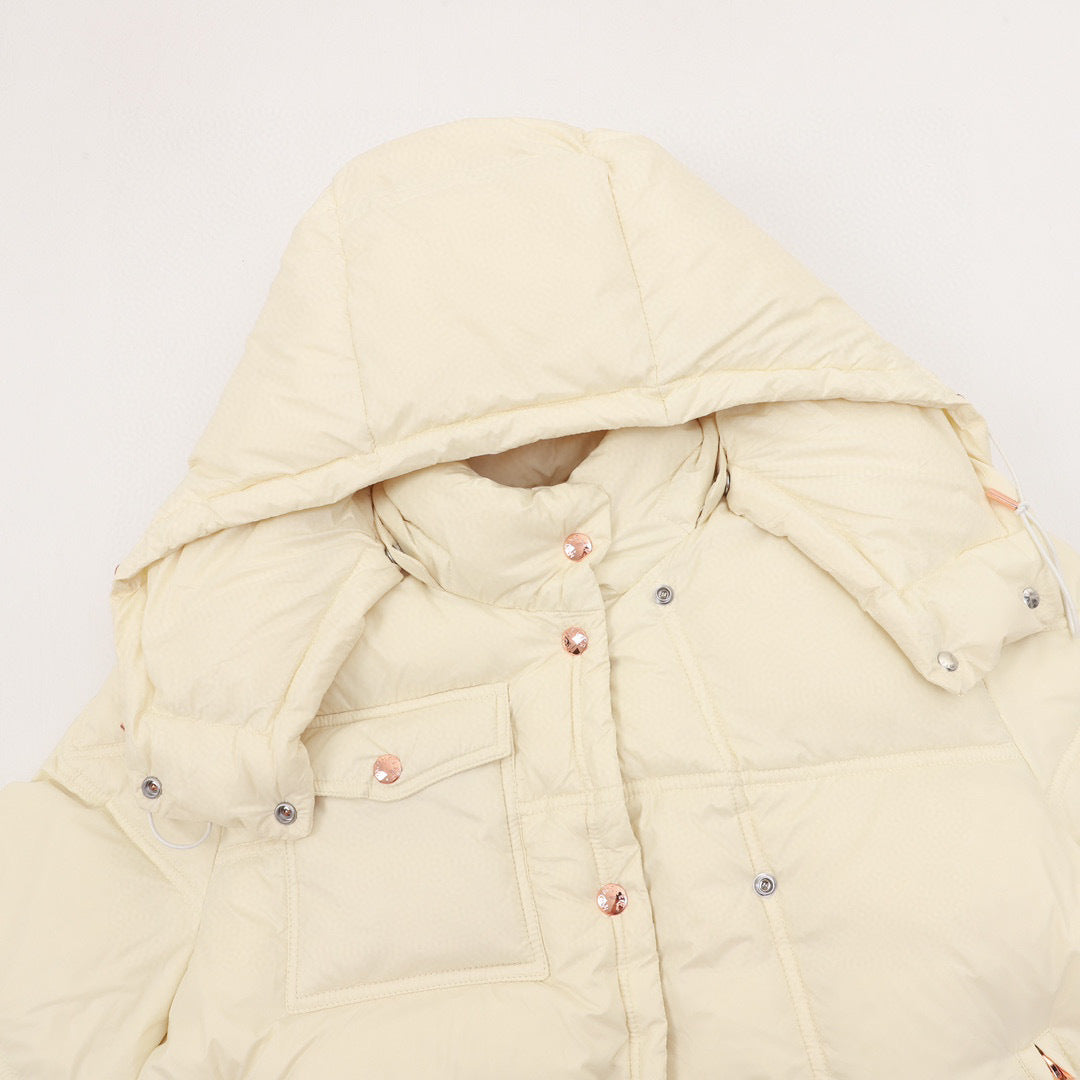 Moncler Women's Hooded Zip-Up Down Jacket - view 3