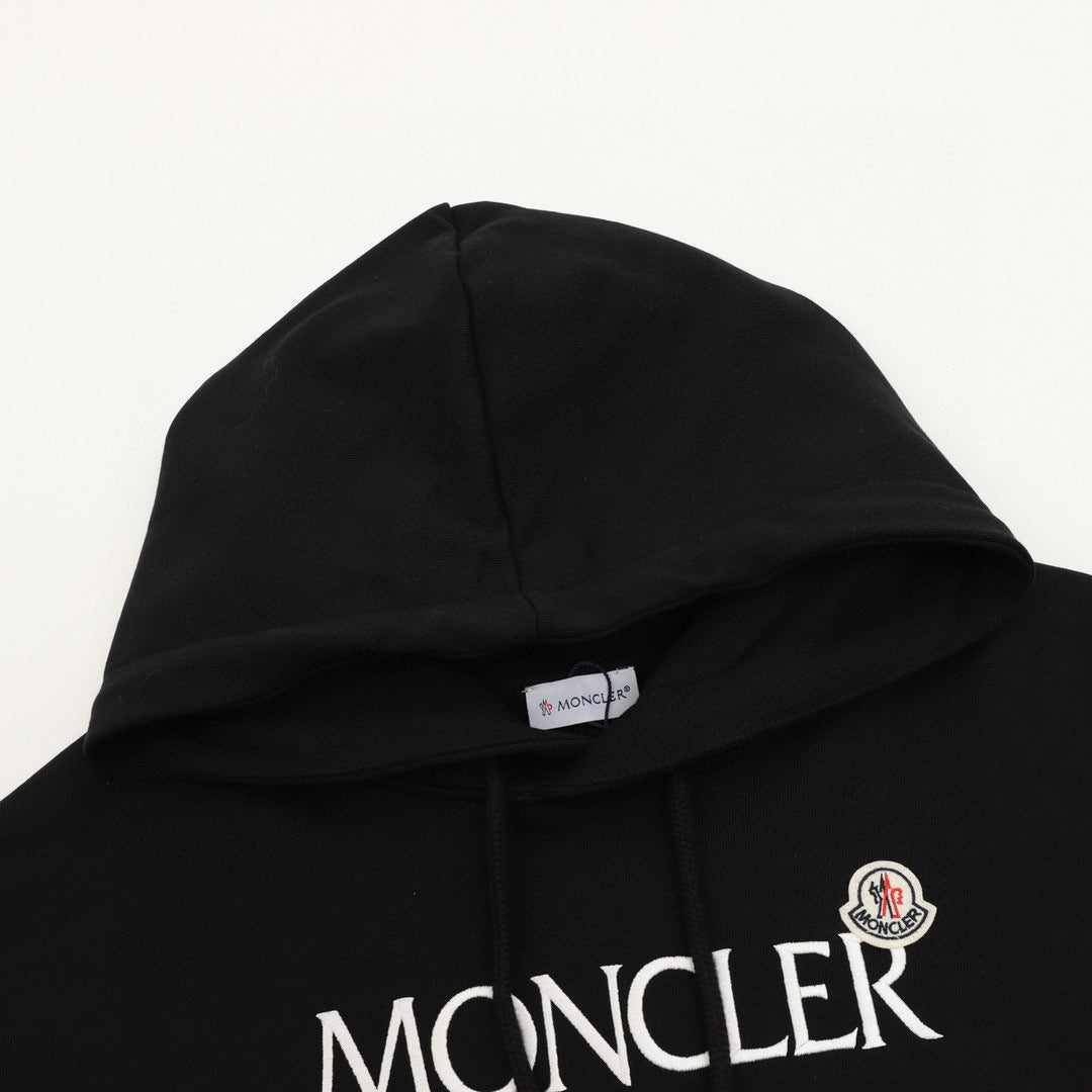 Moncler Hooded Logo Lightweight Hoodie - view 3