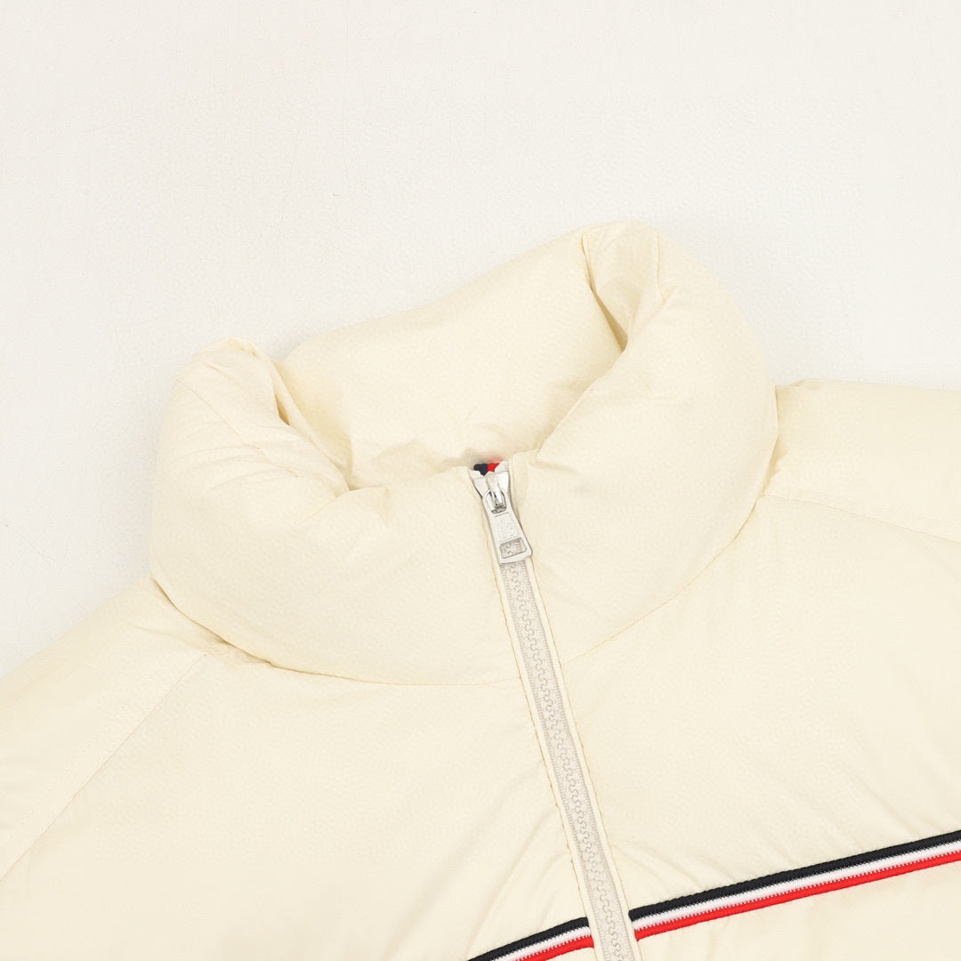 Moncler Men's Zip-Up Embroidered Down Jacket - view 3