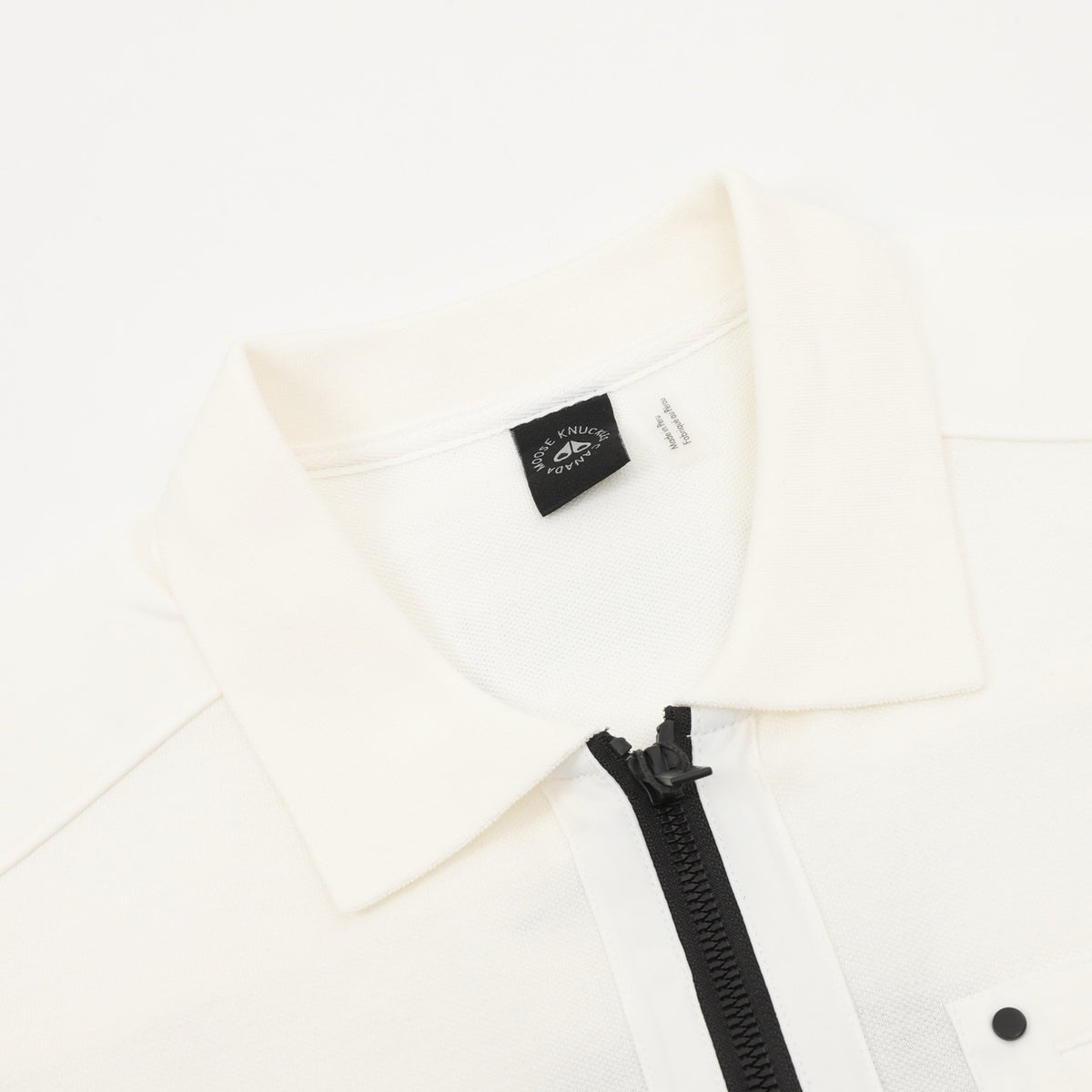 Moncler Zip-Up Logo Polo Shirt - view 3