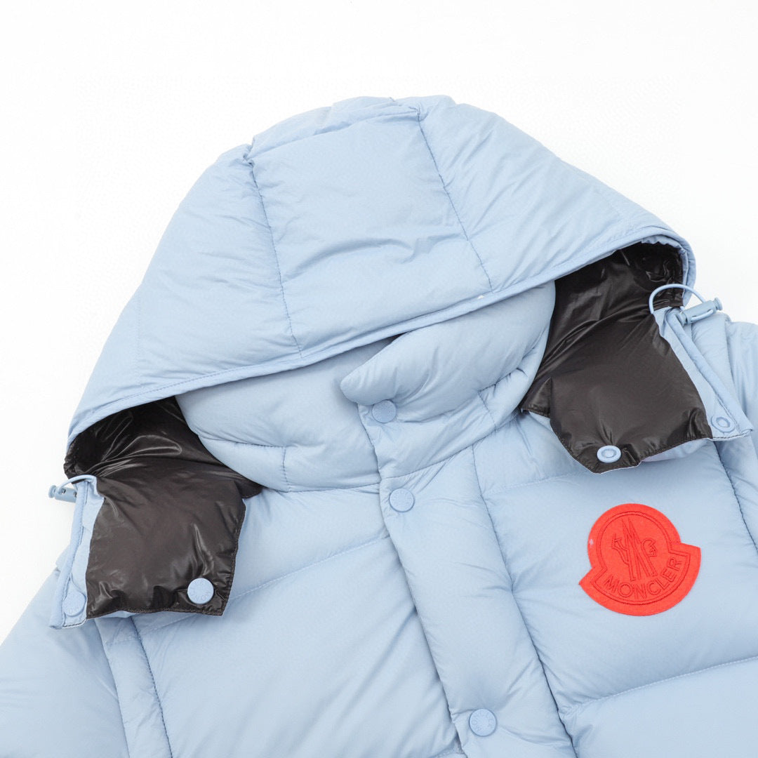 Moncler Hooded Embroidered Down Jacket - view 3