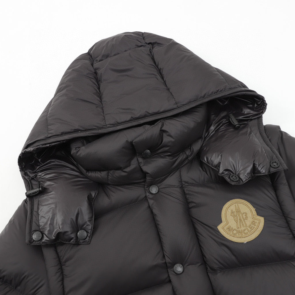 Moncler Hooded Embroidered Down Jacket - view 3