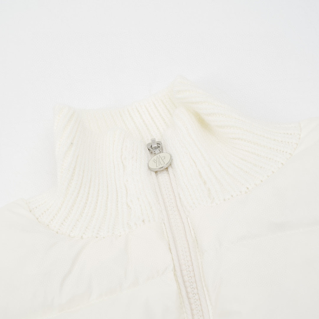 Moncler Embroidered Logo Down Jacket - view 3