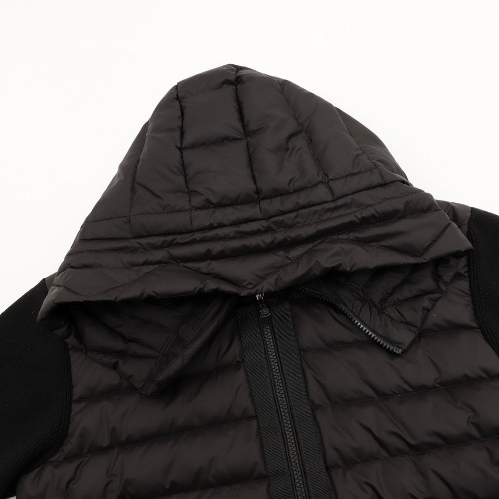 Moncler Hooded Zip-Up Lightweight Down Jacket - view 3