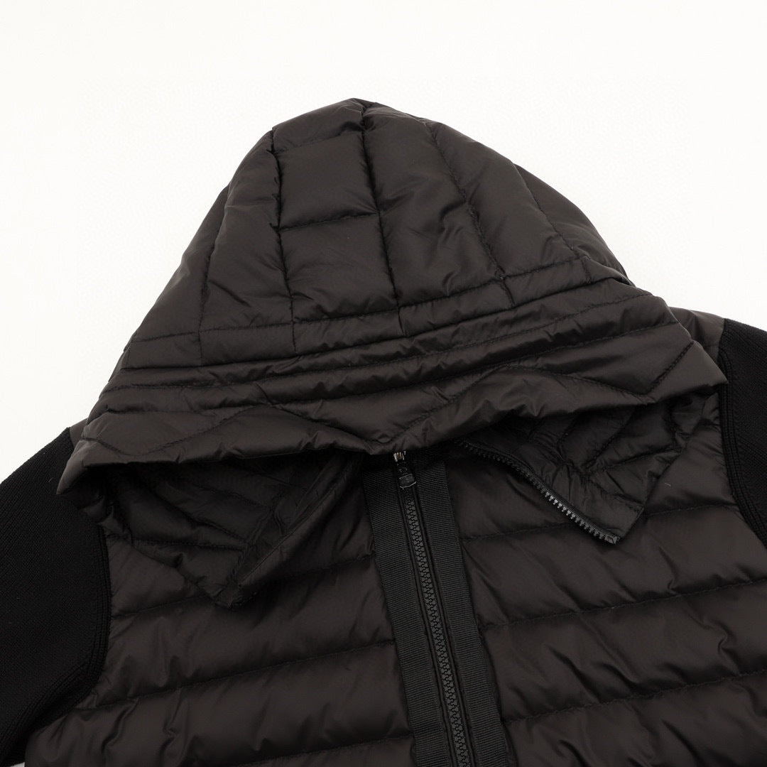 Moncler Hooded Zip-Up Lightweight Down Jacket - view 3