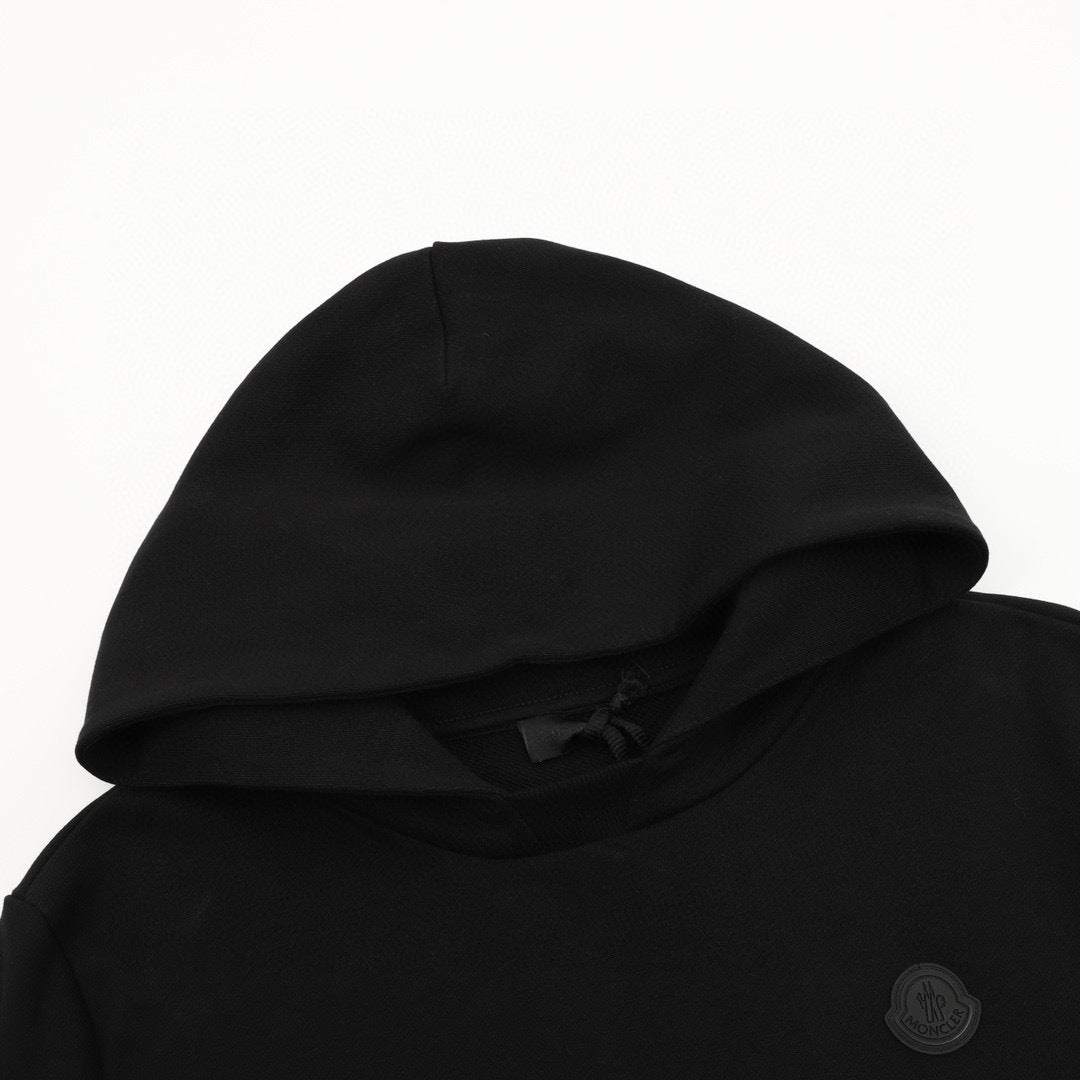 Moncler Hooded Hoodie - Black - view 3