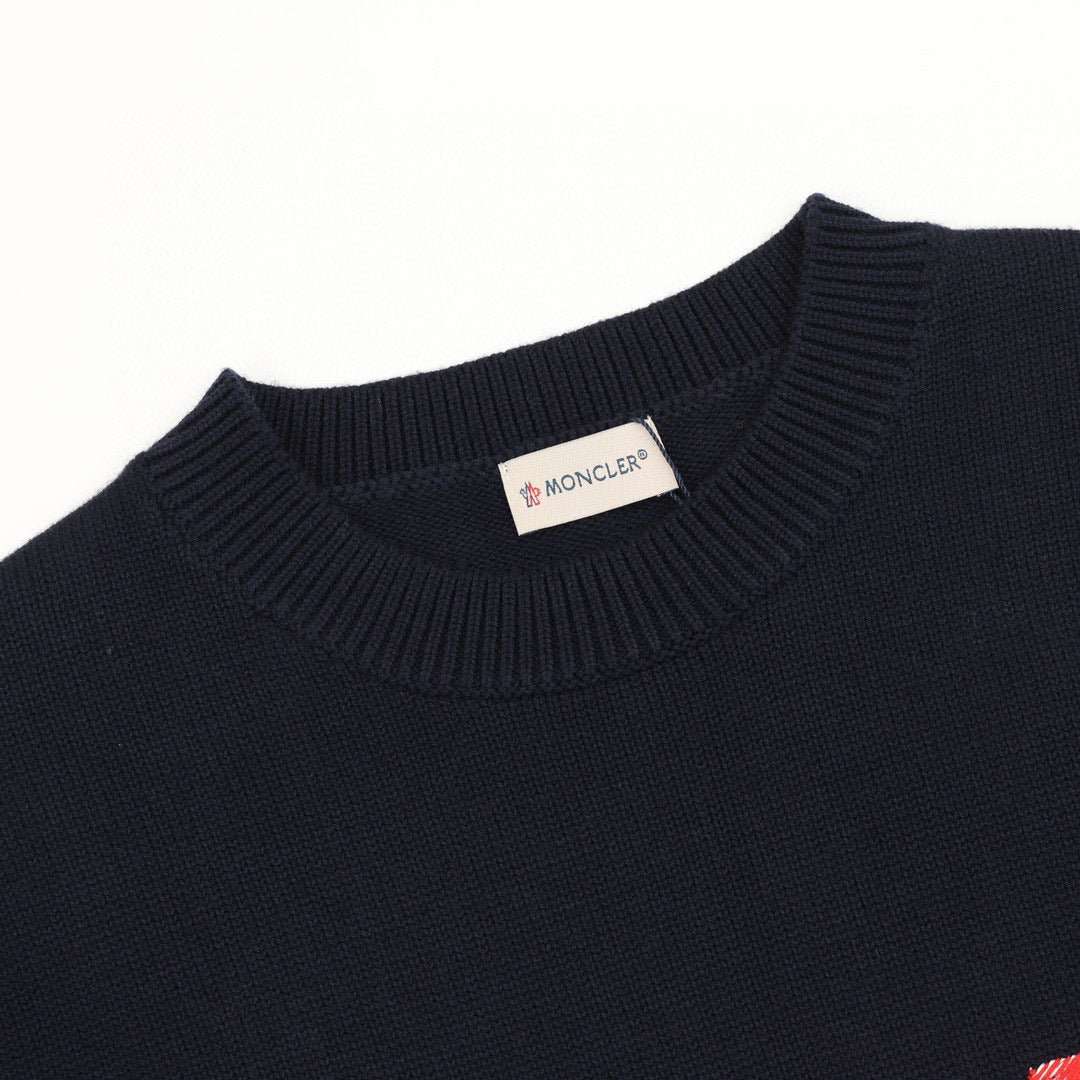 Moncler Embroidered Sweater - view 3