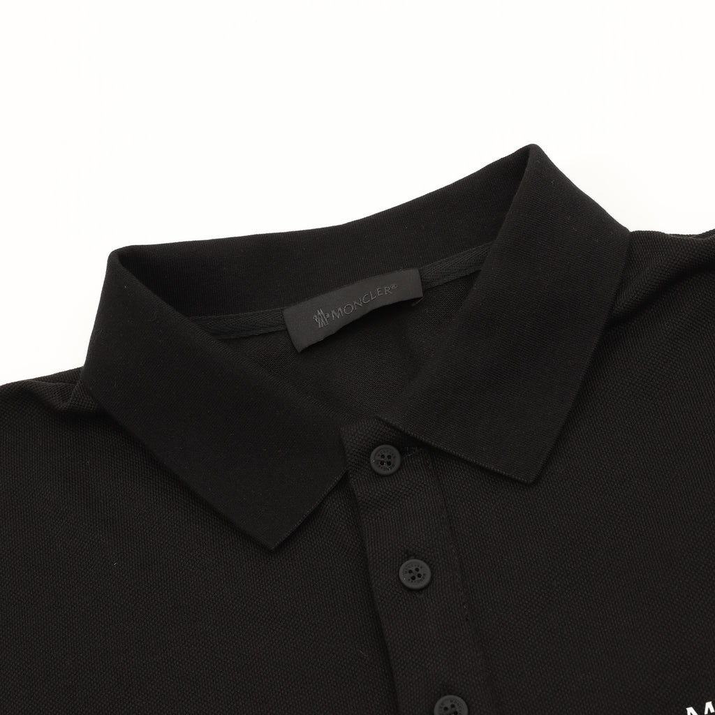 Moncler Graphic Polo Shirt - Black - view 3