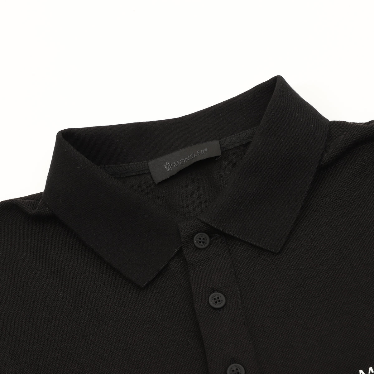 Moncler Graphic Polo Shirt - Black - view 3