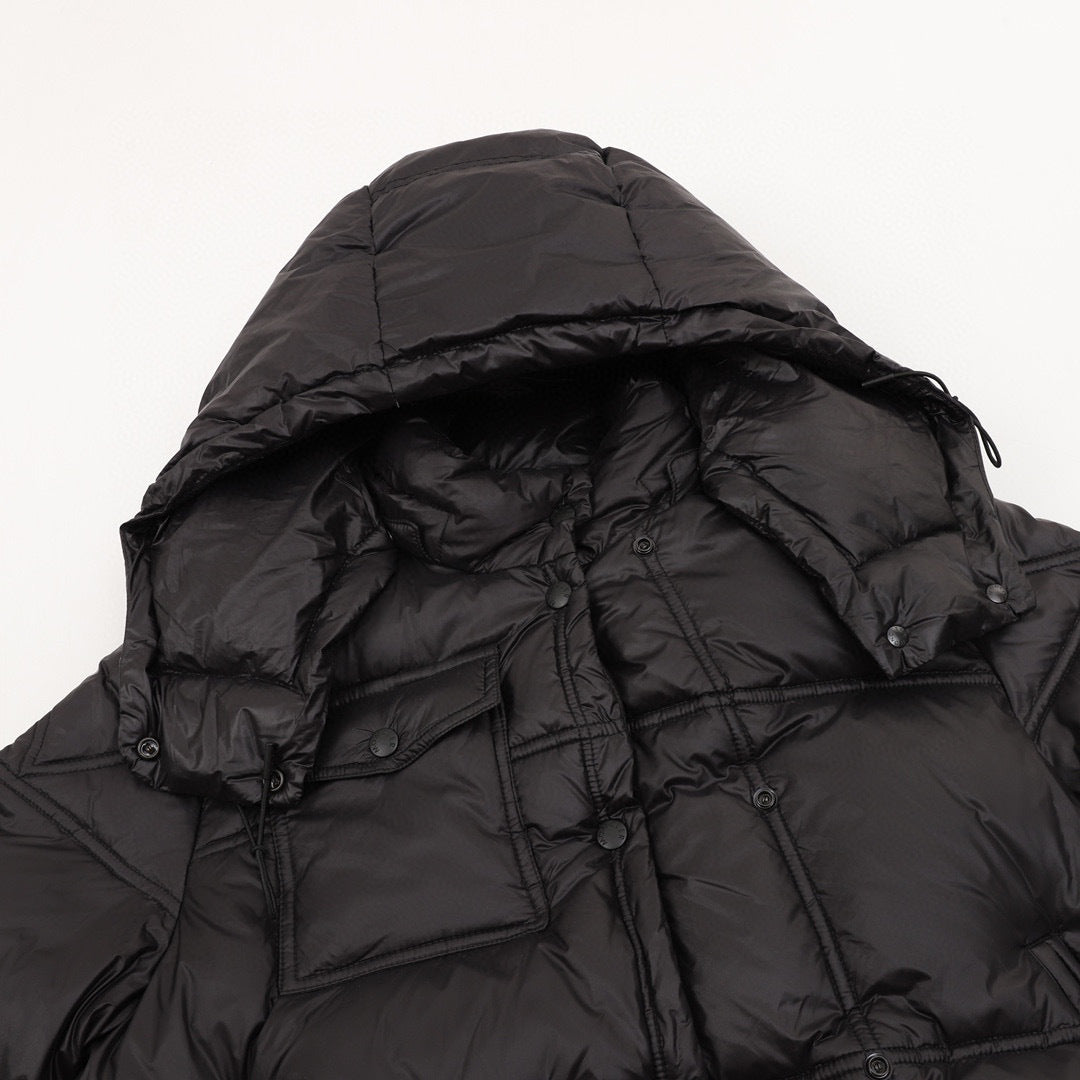 Moncler Women's Hooded Zip-Up Down Jacket - view 3