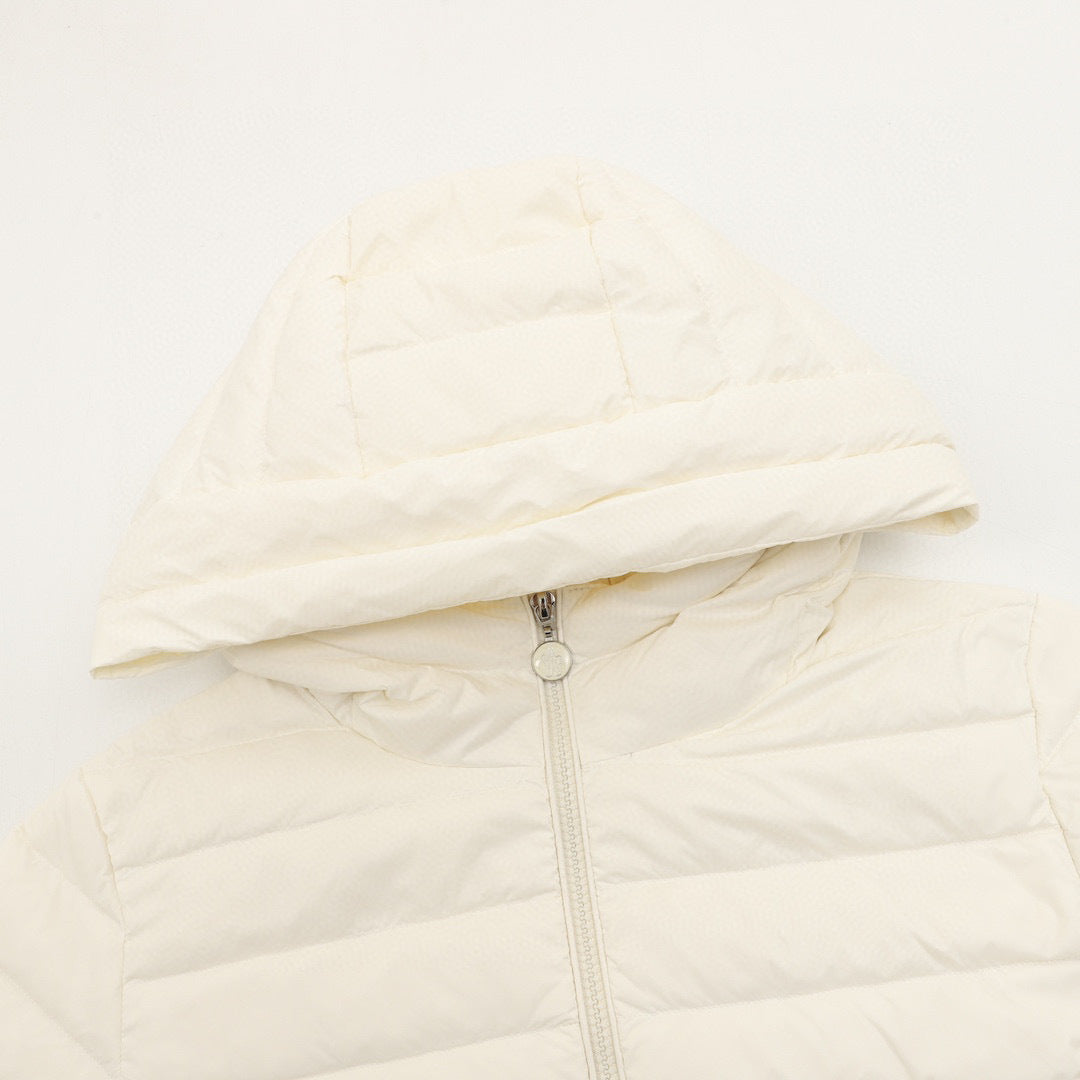 Moncler Women's Hooded Zip-Up Down Jacket - view 3