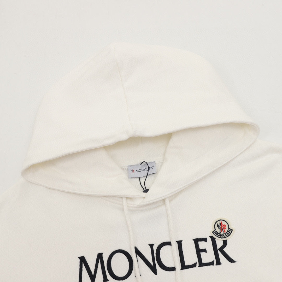 Moncler Hooded Logo Lightweight Hoodie - view 3