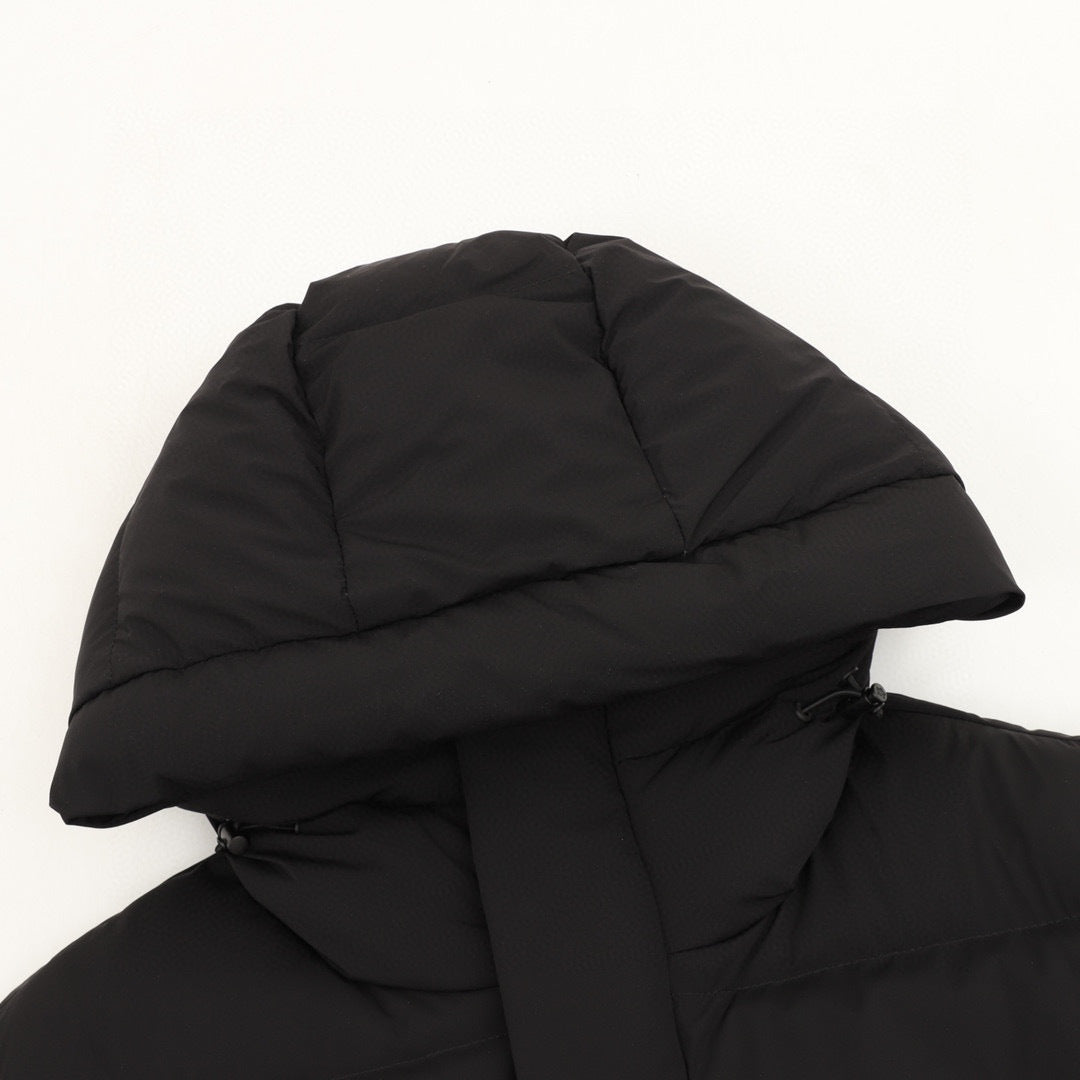 Moncler Hooded Logo Lightweight Down Jacket - view 3