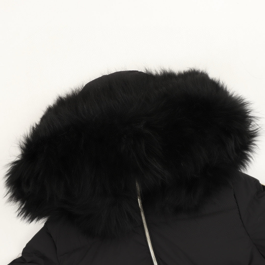 Moncler Women's Hooded Zip-Up Down Jacket - view 3