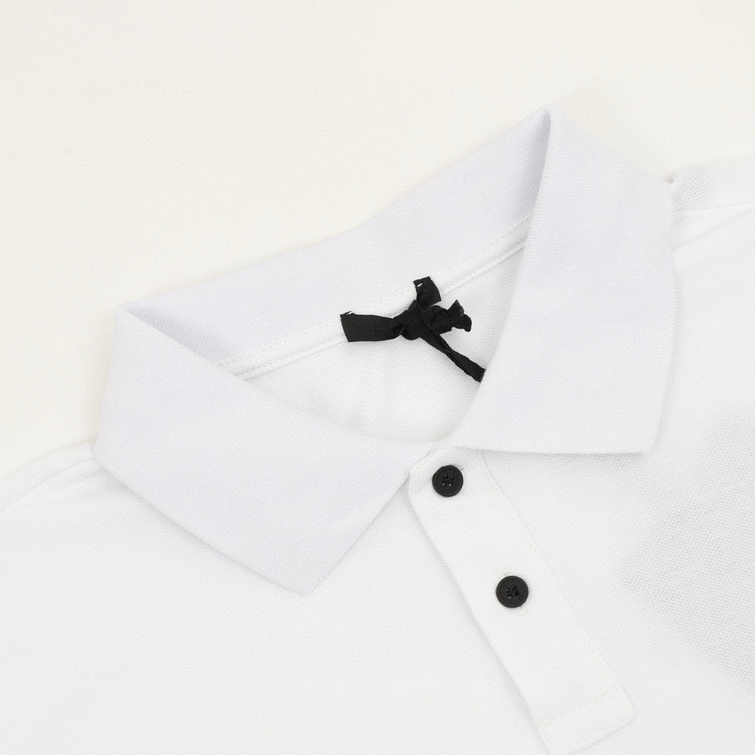 Moncler Embroidered Polo Shirt - Black - view 3