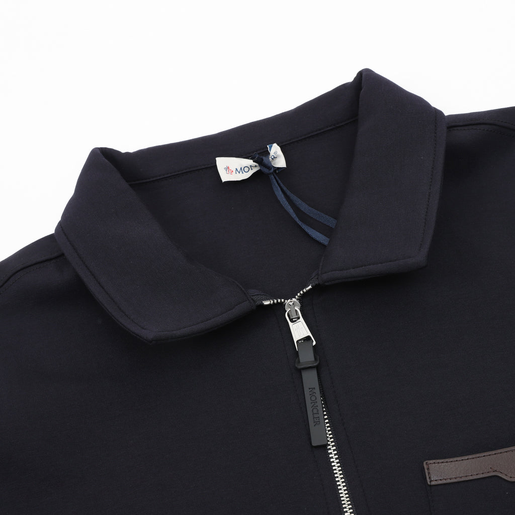 Moncler Zip-Up Embroidered Sweatshirt - view 3
