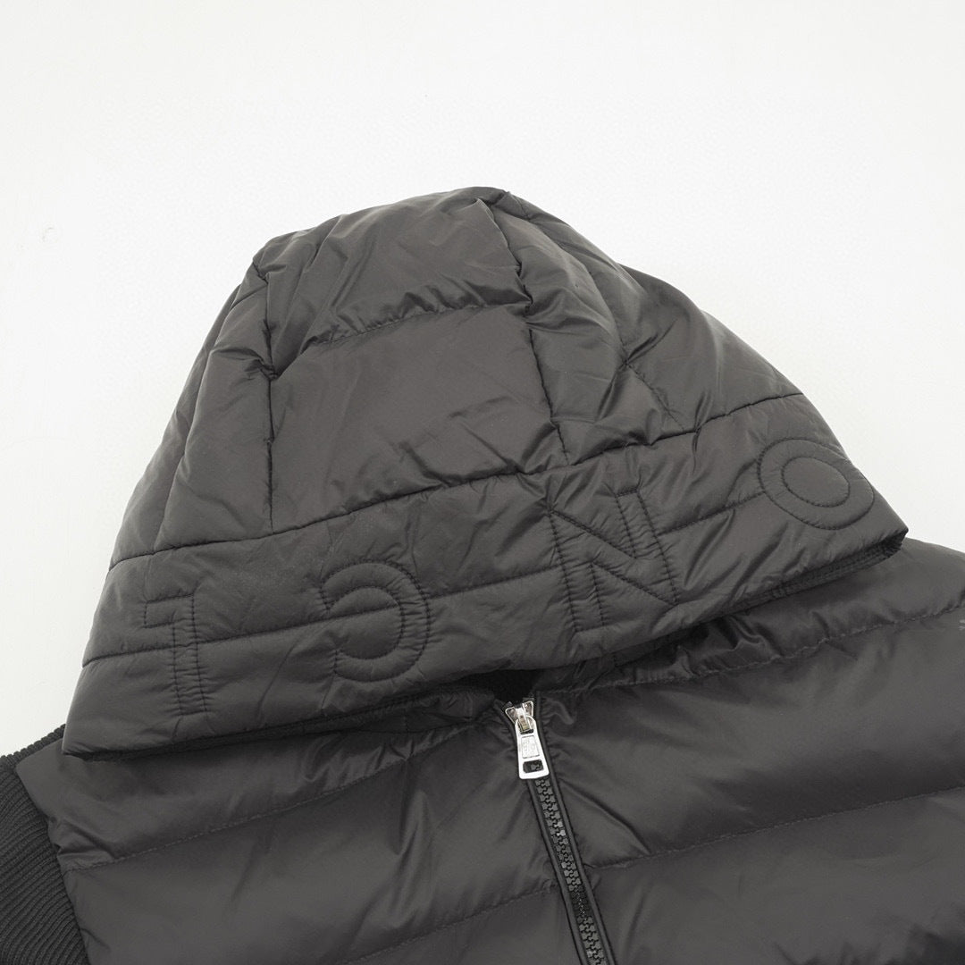 Moncler Hooded Zip-Up Lightweight Down Jacket - view 3