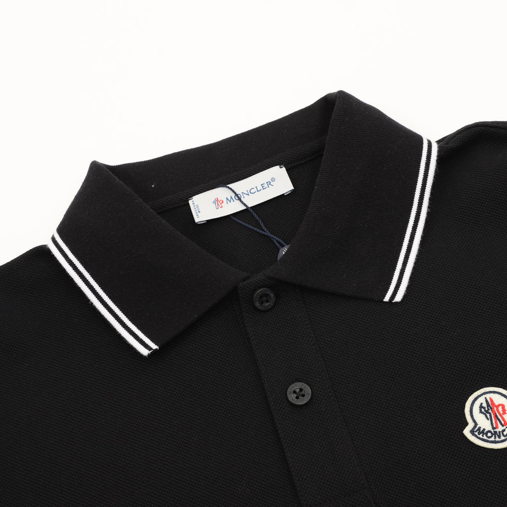 Moncler Logo Lightweight Polo Shirt - view 3