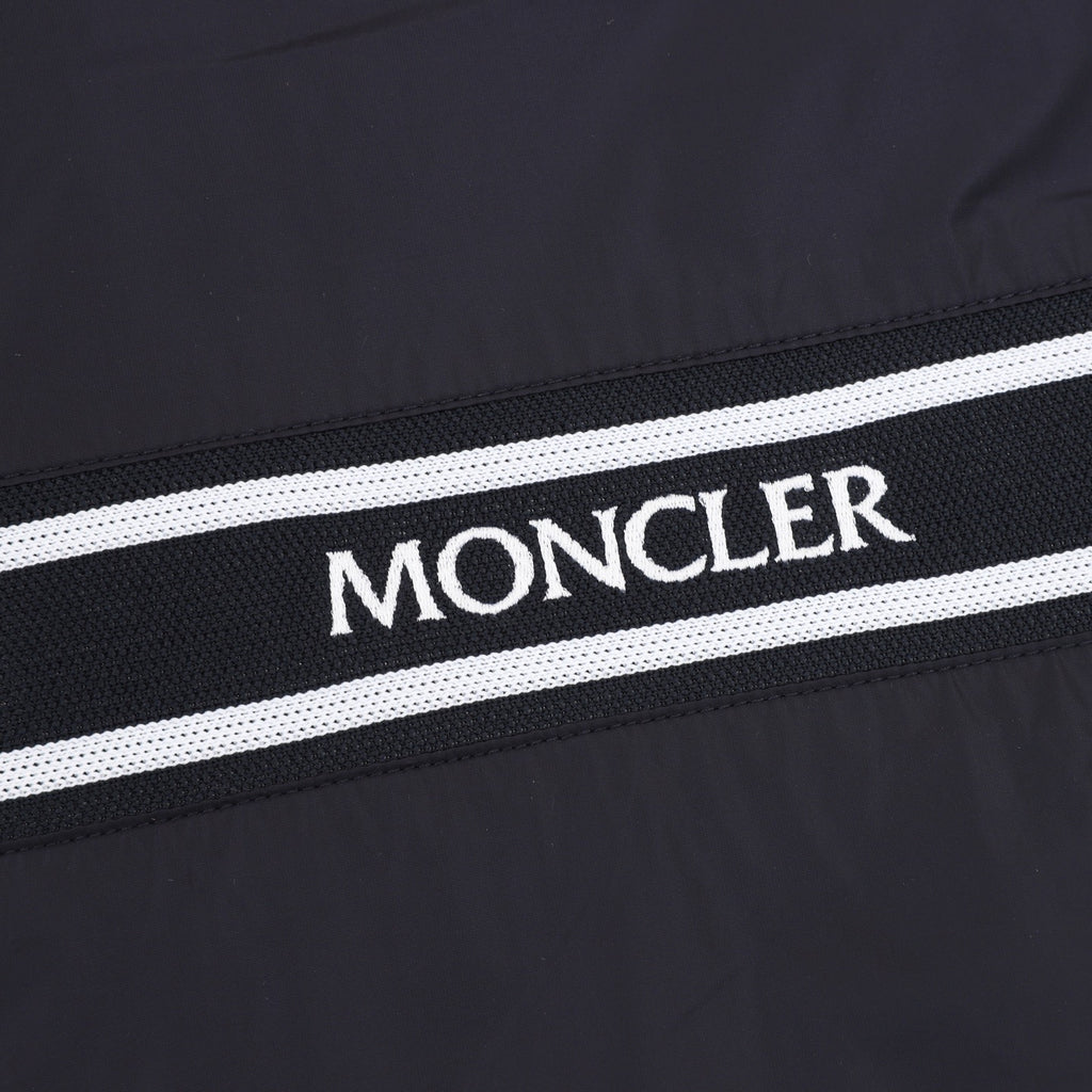 Moncler Hooded Zip-Up Embroidered Jacket - view 4