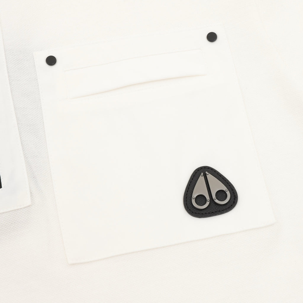Moncler Zip-Up Logo Polo Shirt - view 4