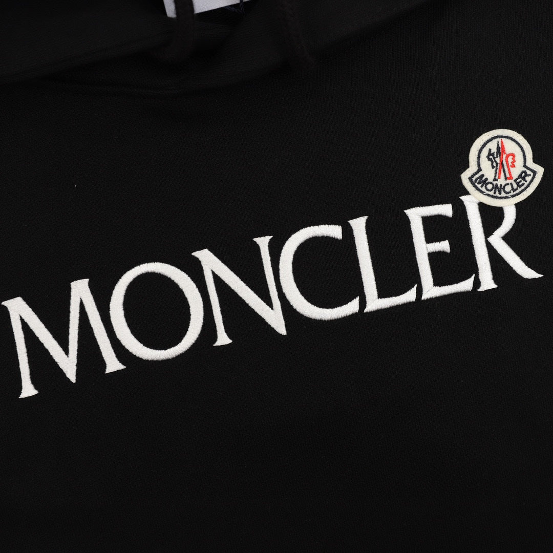Moncler Hooded Logo Lightweight Hoodie - view 4