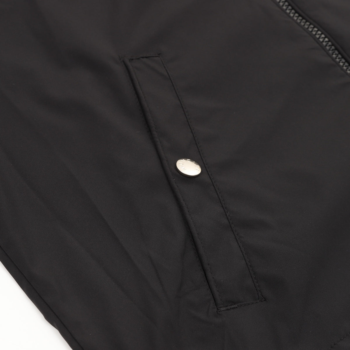 Moncler Hooded Zip-Up Lightweight Jacket - Black - view 4