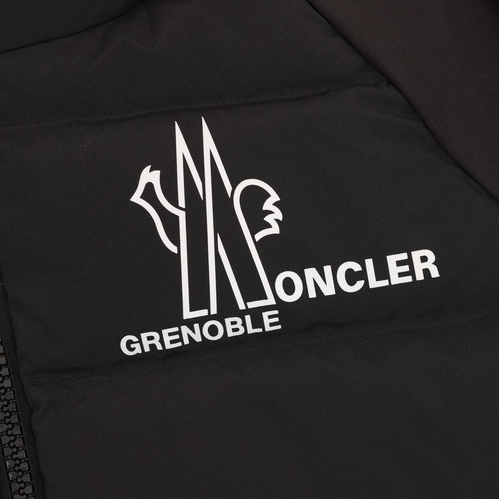 Moncler Hooded Zip-Up Graphic Down Jacket - view 4