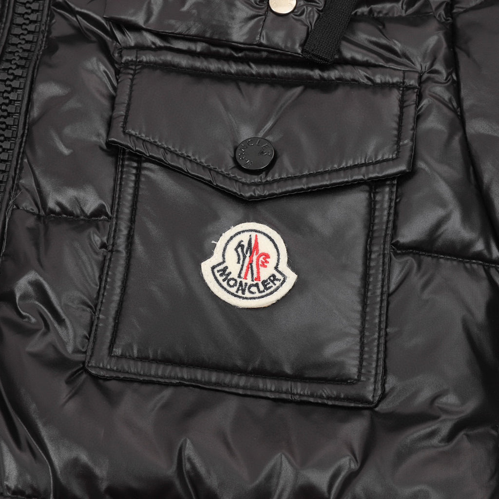 Moncler Women's Hooded Zip-Up Logo Down Jacket - view 4