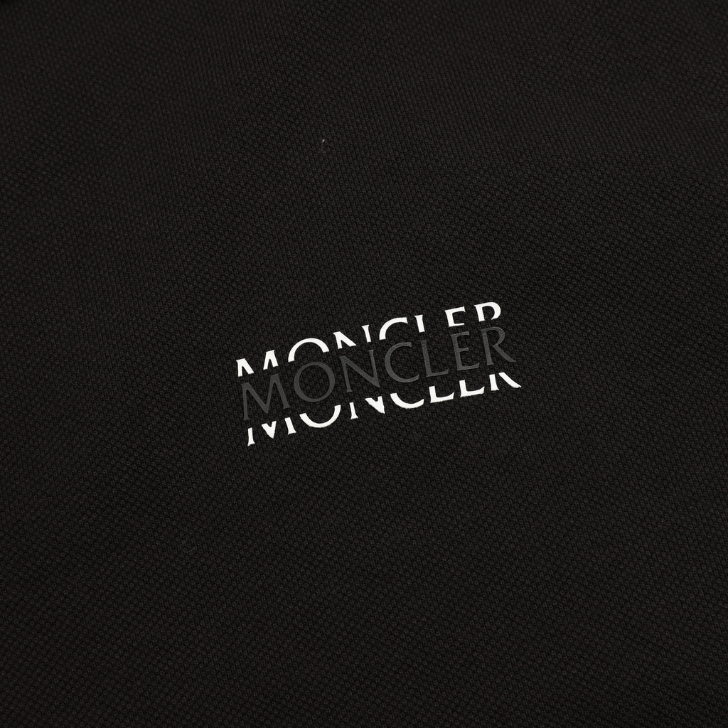 Moncler Graphic Polo Shirt - Black - view 4