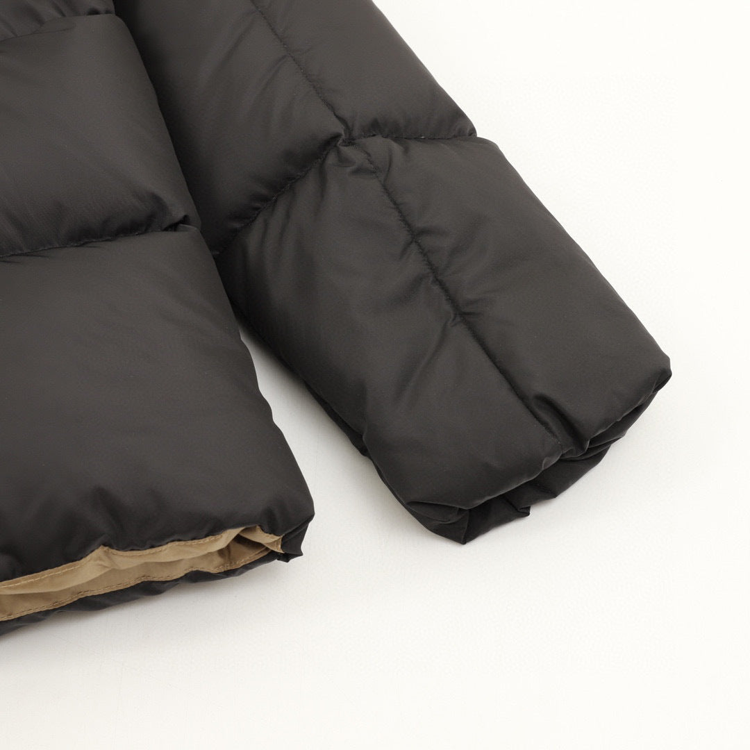 Moncler Women's Hooded Zip-Up Down Jacket - Black - view 4