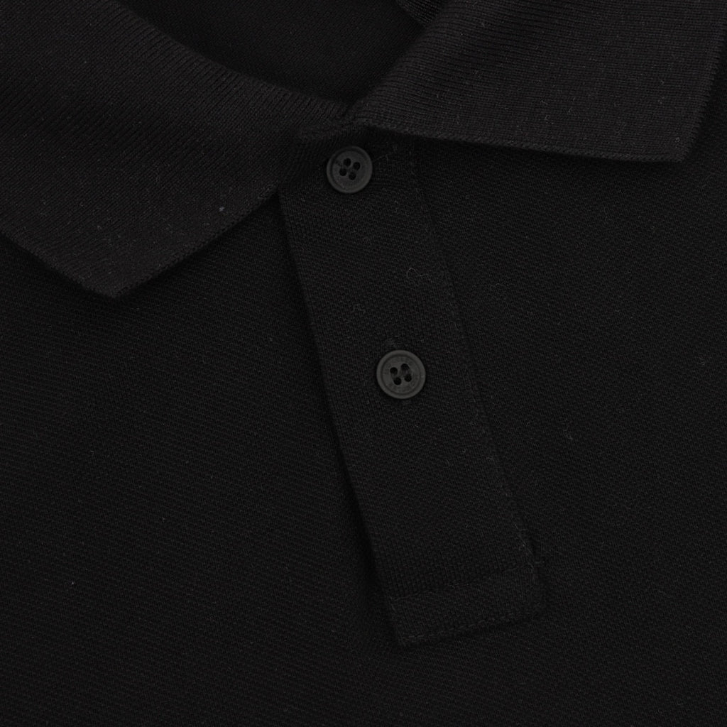 Moncler Embroidered Polo Shirt - Black - view 4
