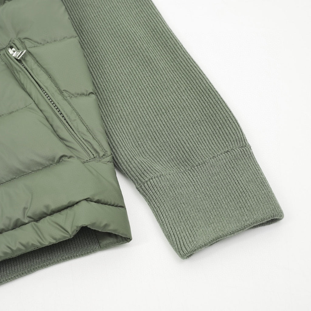 Moncler Hooded Zip-Up Lightweight Down Jacket - view 4