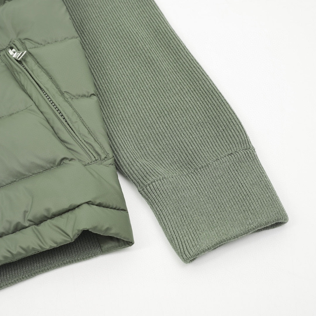Moncler Hooded Zip-Up Lightweight Down Jacket - view 4