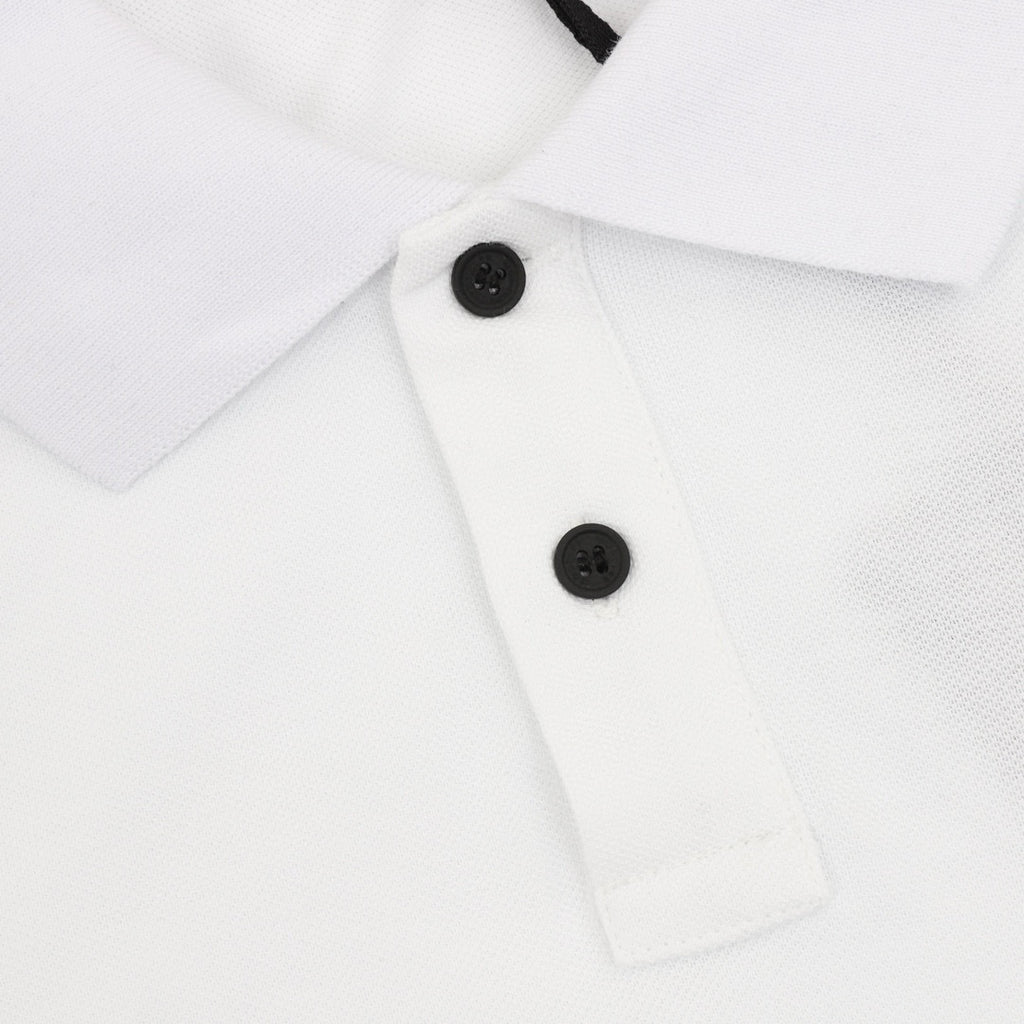 Moncler Embroidered Polo Shirt - Black - view 4