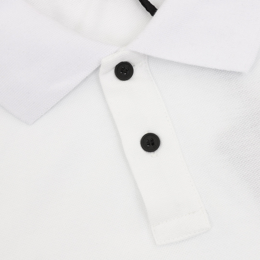Moncler Embroidered Polo Shirt - Black - view 4