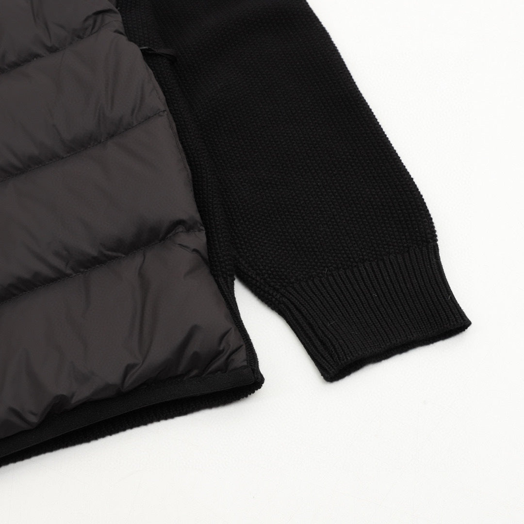 Moncler Hooded Embroidered Logo Down Jacket - view 4
