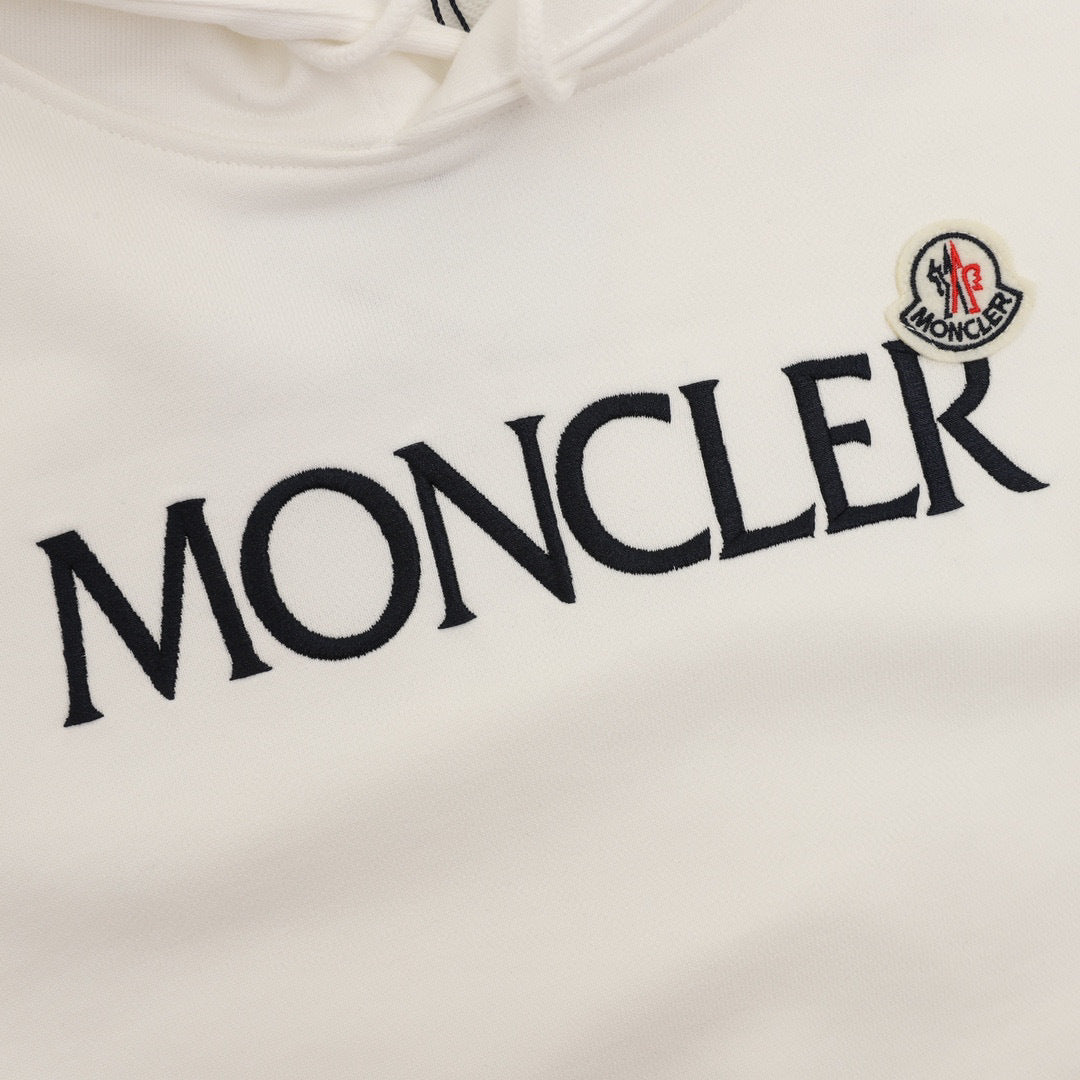 Moncler Hooded Logo Lightweight Hoodie - view 4
