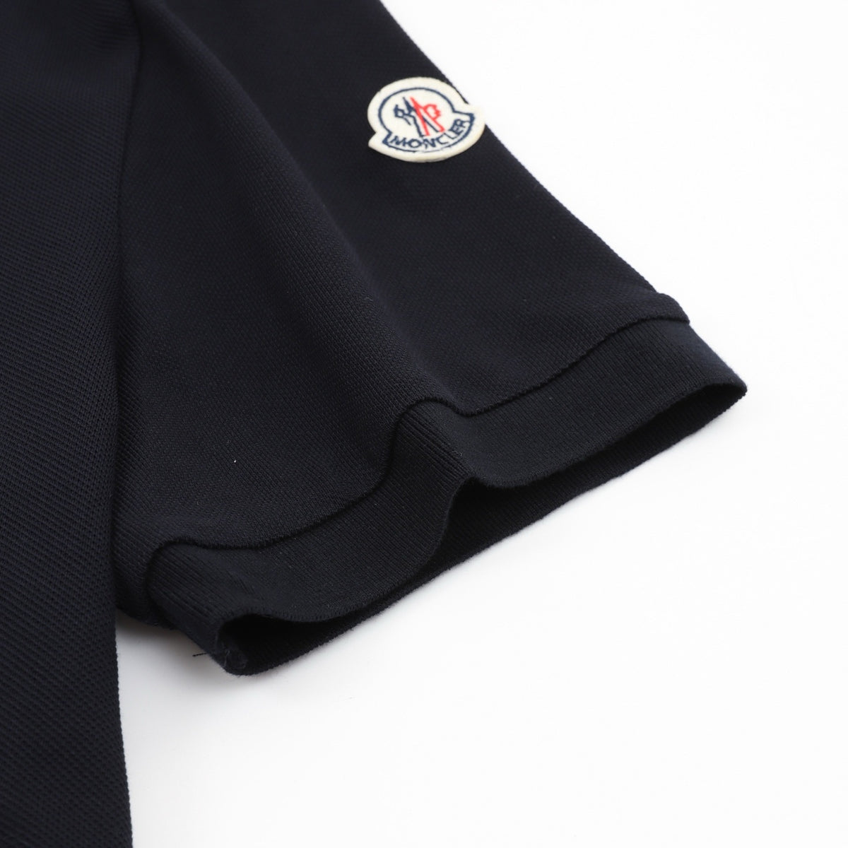 Moncler Zip-Up Embroidered Logo Polo Shirt - view 4