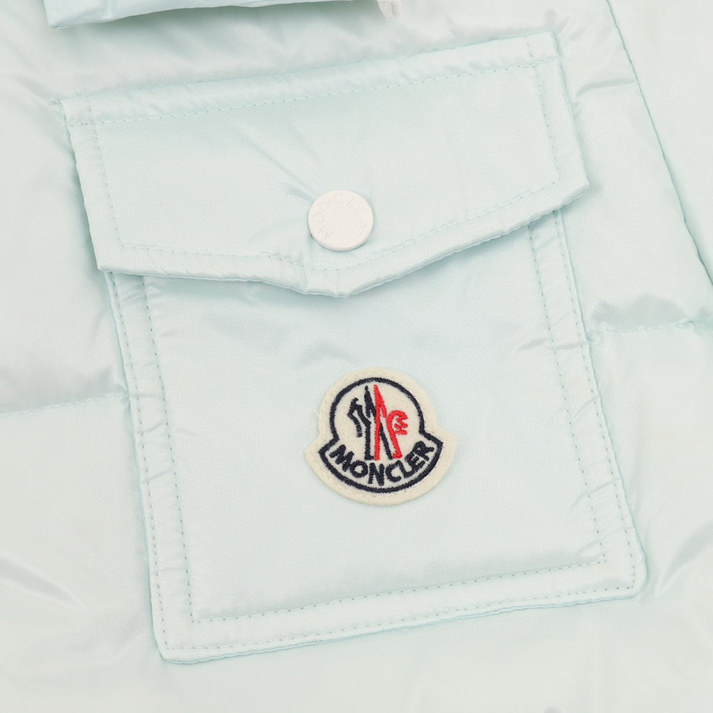 Moncler Women's Hooded Zip-Up Logo Down Jacket - view 4