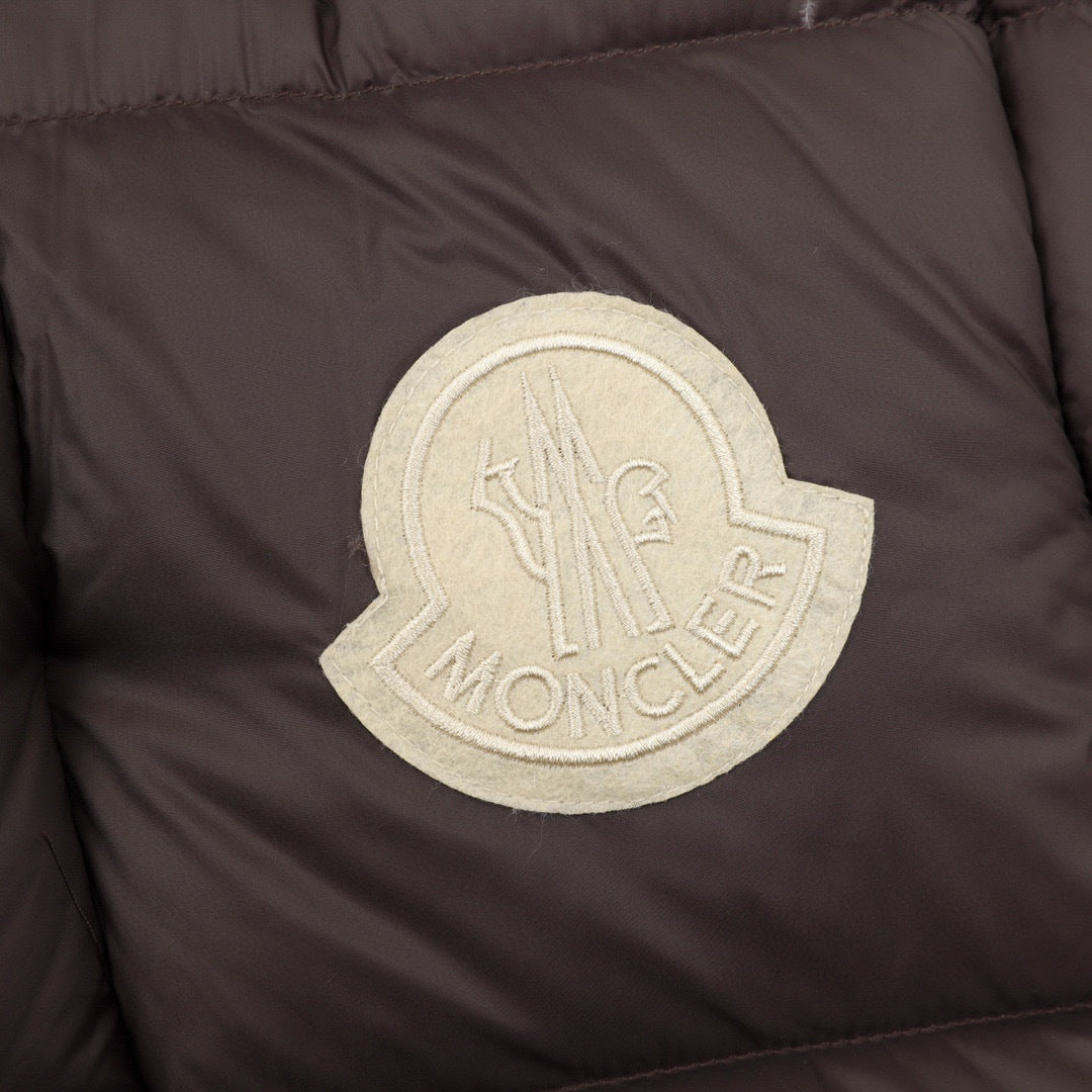Moncler Hooded Embroidered Down Jacket - view 4