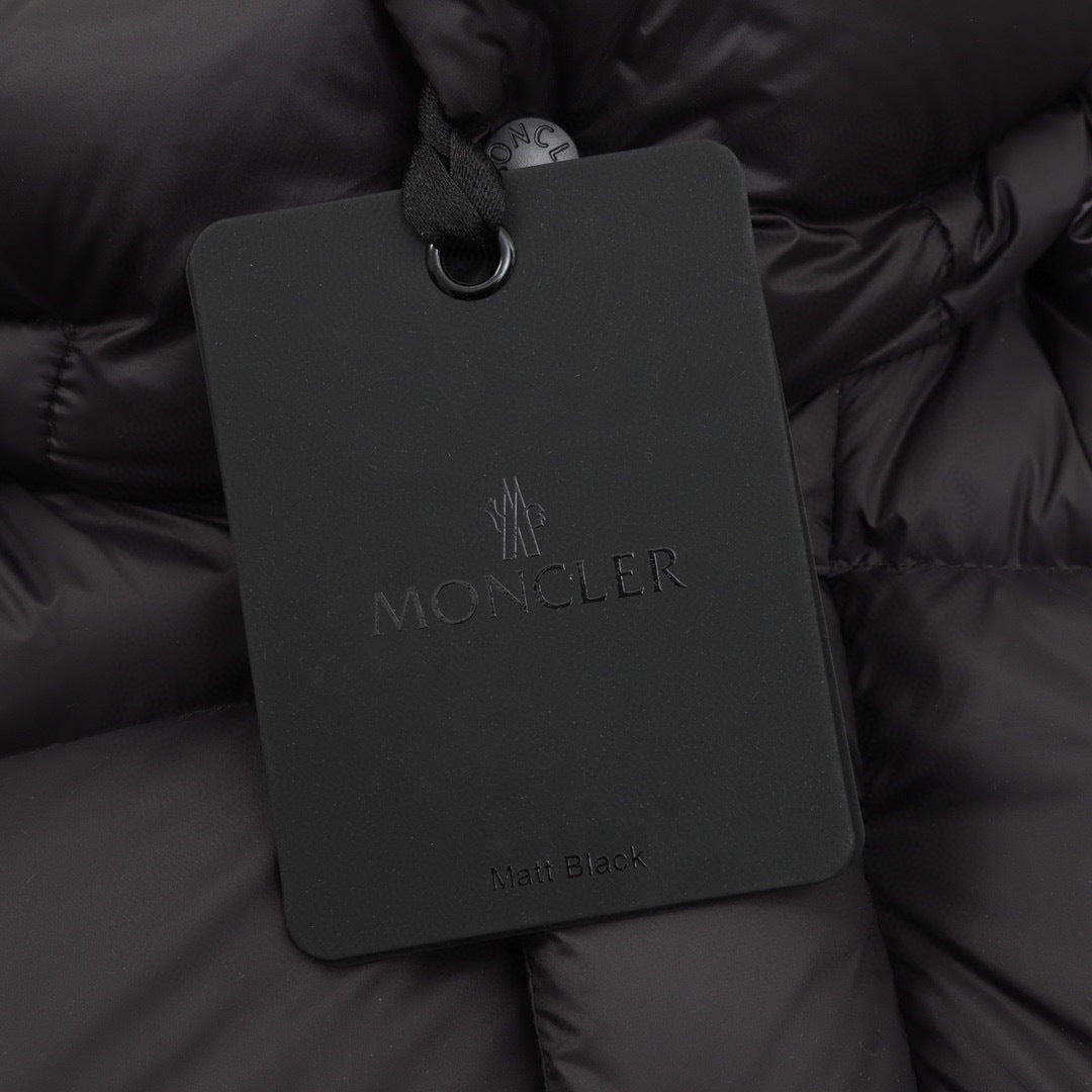 Moncler Hooded Embroidered Down Jacket - view 4