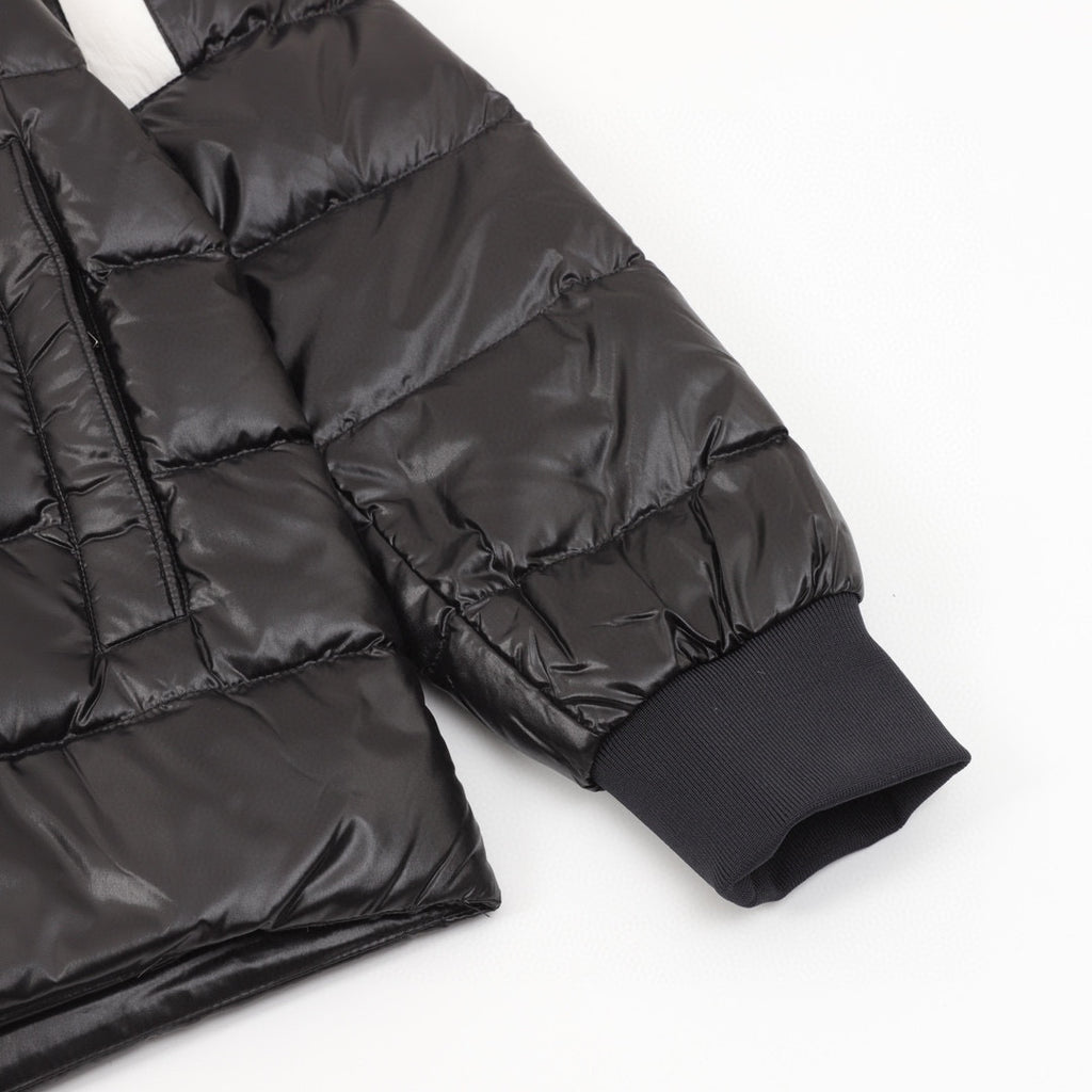 Moncler Hooded Embroidered Logo Down Jacket - view 4