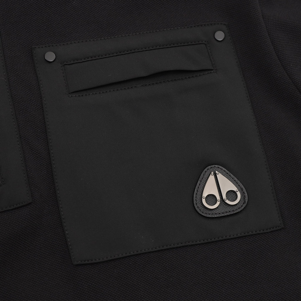 Moncler Zip-Up Logo Polo Shirt - view 4