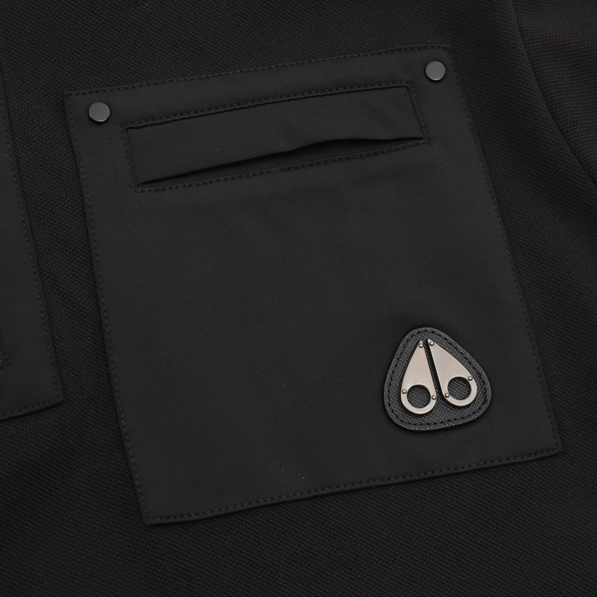 Moncler Zip-Up Logo Polo Shirt - view 4