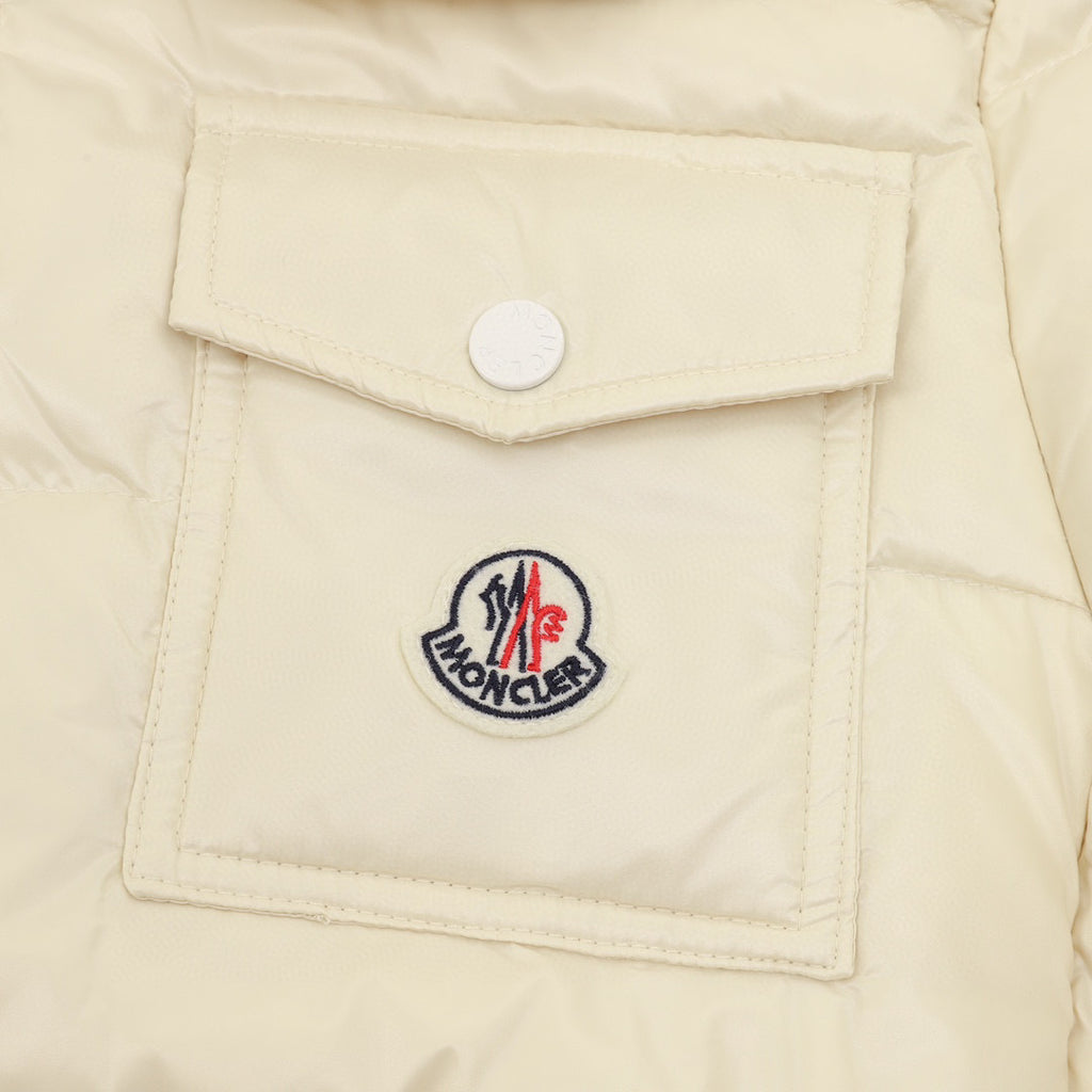 Moncler Women's Hooded Zip-Up Logo Down Jacket - view 4