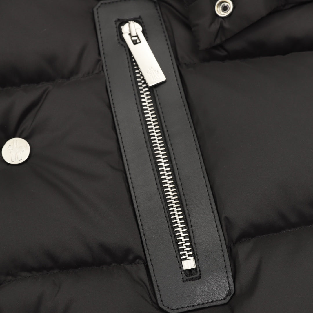 Moncler Hooded Zip-Up Graphic Down Jacket - view 4